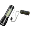Linterna negra cordón de montaje caja de almacenamiento verde portátil luz brillante LED tipo de carga Item Picture